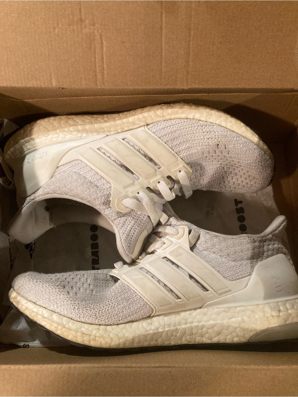 Adidas Ultra Boost 4.0 Running White - USED men’s 8